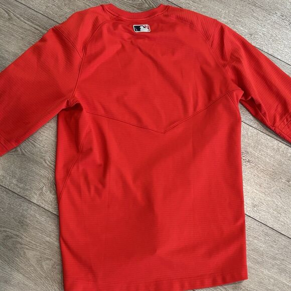 Los Angeles Angels Anaheim Nike Dri Fit Team Issued Long Sleeve MLB Mens Medium - Picture 7 of 8